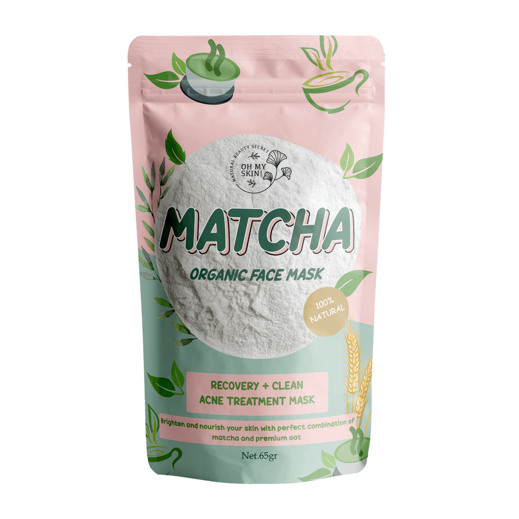 Oh My Skin Organic Face Mask Matcha 65gr