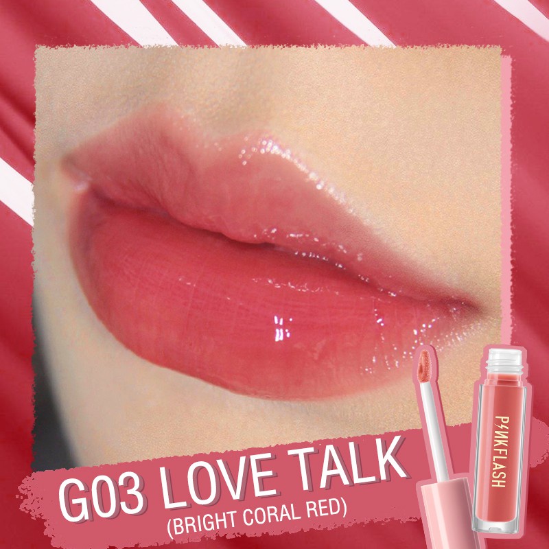 Pinkflash Lasting Glossy Lipgloss L02-G03 Love Talk