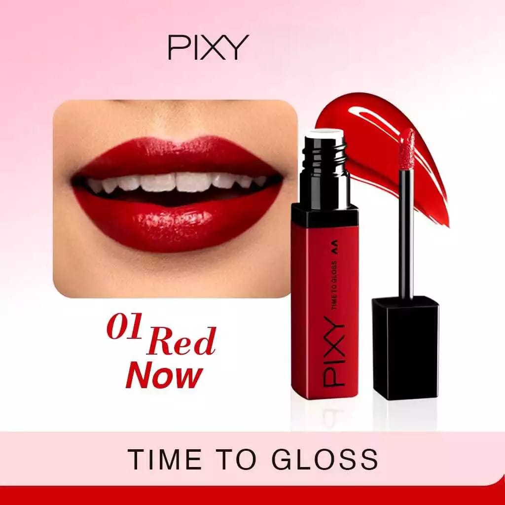 PIXY Time To Gloss 01 Red Now