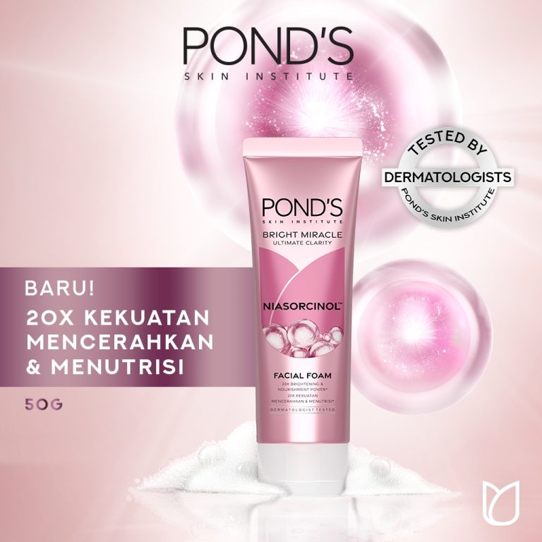 Ponds Bright Mir Fc Foam Uc 4x6x50g