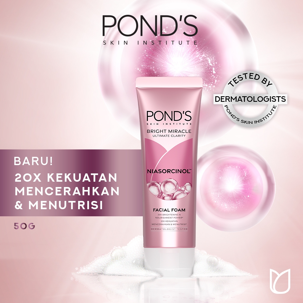 Ponds Bright Mir Fc Foam Uc 4x6x50g