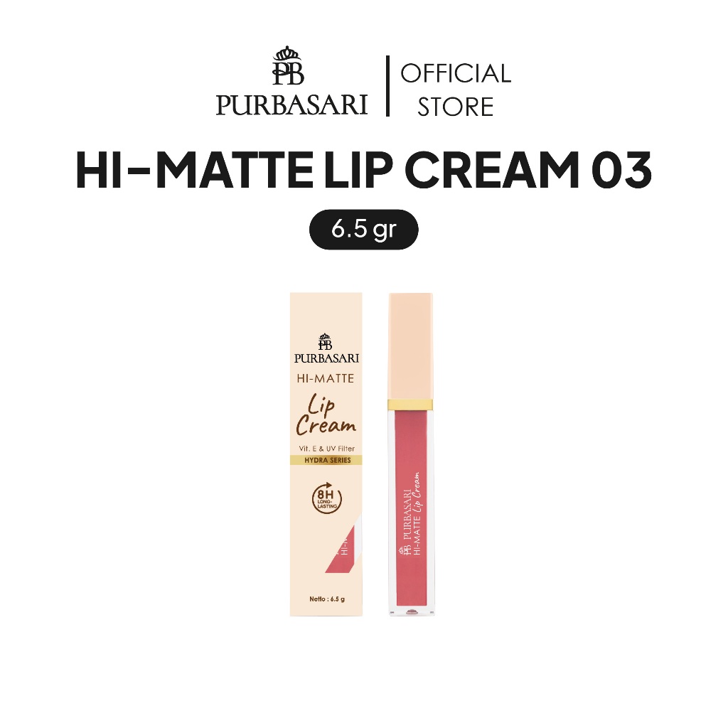 Purbasari HI- Matte Lip Creme Hydra Series 03