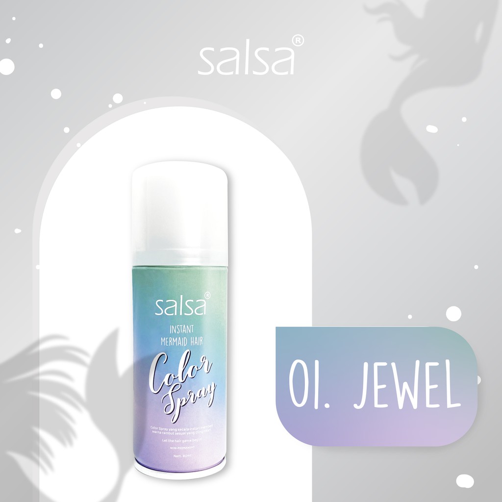 Salsa Instant Mermaid Hair Color Spray No.1 Jewel