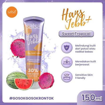Salsa Hans Jebb NEW Gel Skin Cleaner Sweet Tropical 150g
