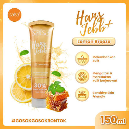 Salsa Hans Jebb NEW Gel Skin Cleaner Lemon Breeze150g