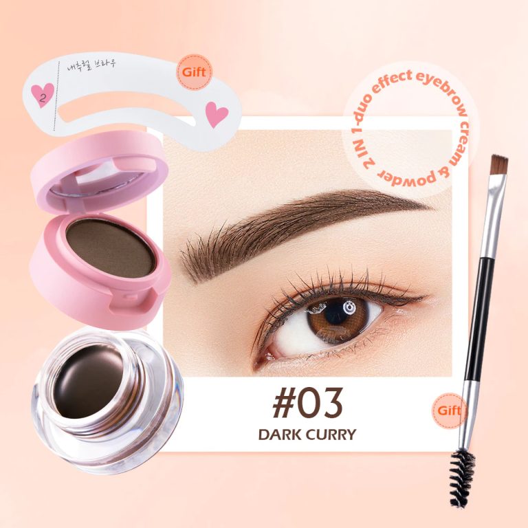 SANIYE 2 Layer Eyebrow Powder Eyebrow Gel M250#03