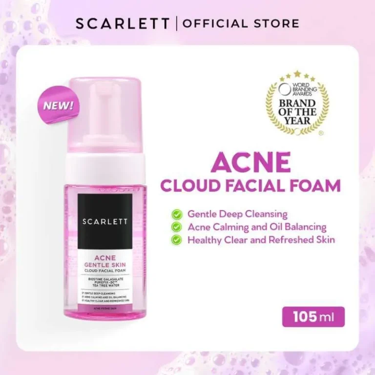 Scarlett Acne Gentle Skin Cloud Facial Foam 105ml