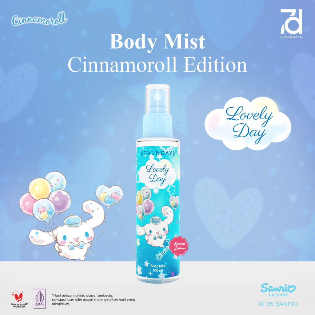 Sevendays Body Mist Cinnamon Roll 100ml