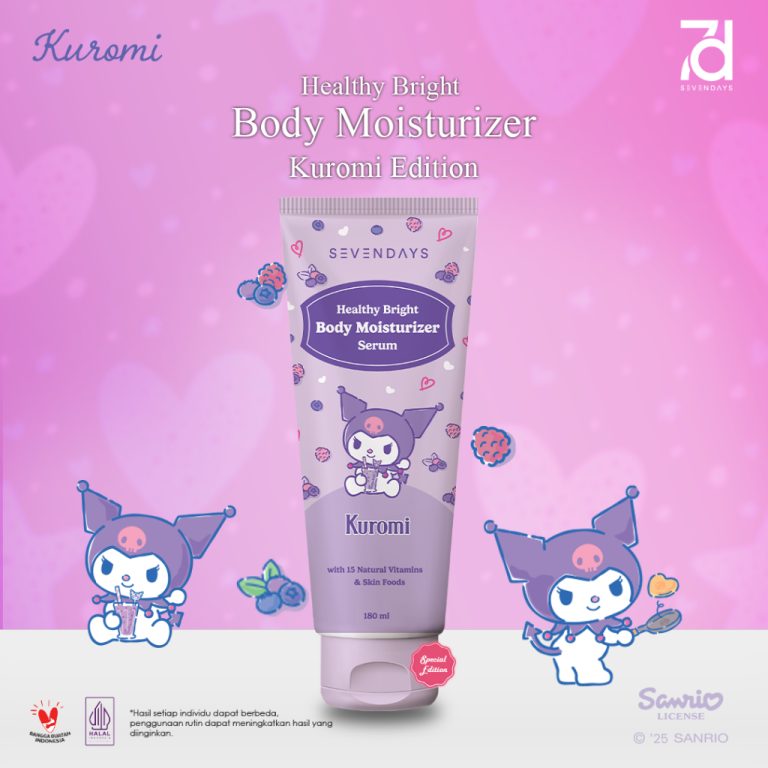 Sevendays Healthy Bright Body Moisturizer Serum Kuromi 180ml