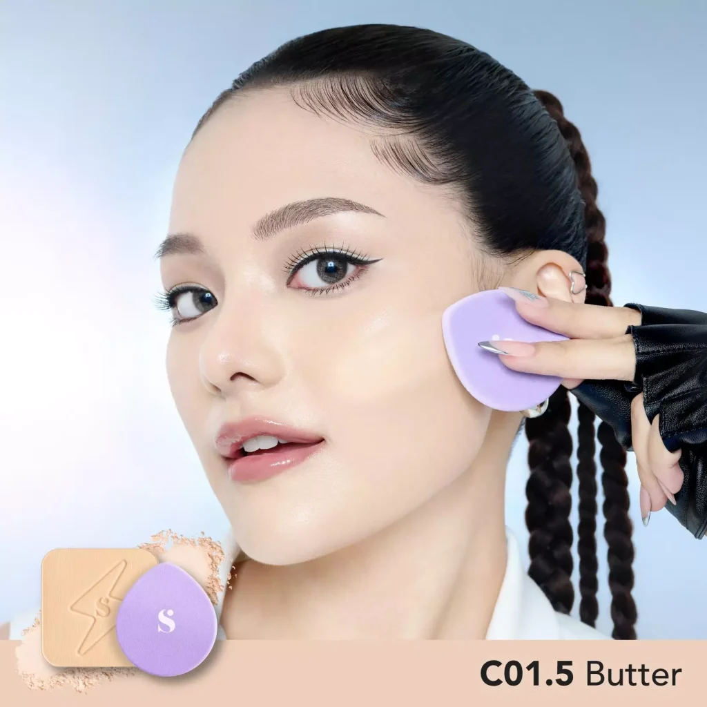 Somethinc Refil Powder Foundation Copy Paste C01.5 Butter