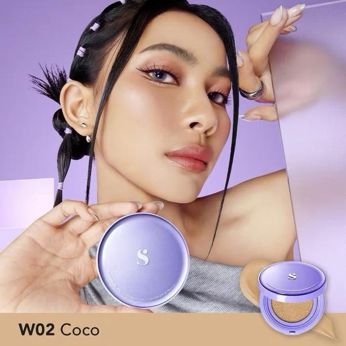 Somethinc Coverblur Pro Filter Breathable Cushion SPF 40PA++++ W02 Coco
