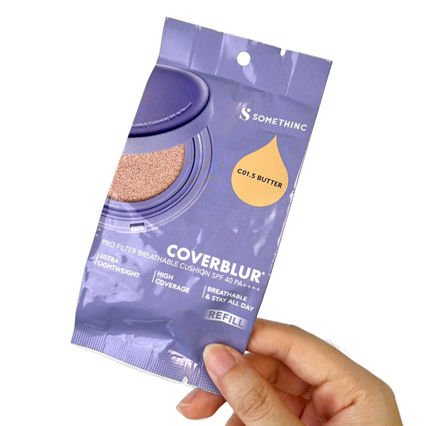 REFILL Somethinc Coverblur Pro Filter Breathable Cushion SPF 40PA++++ C01.5 BUTTER