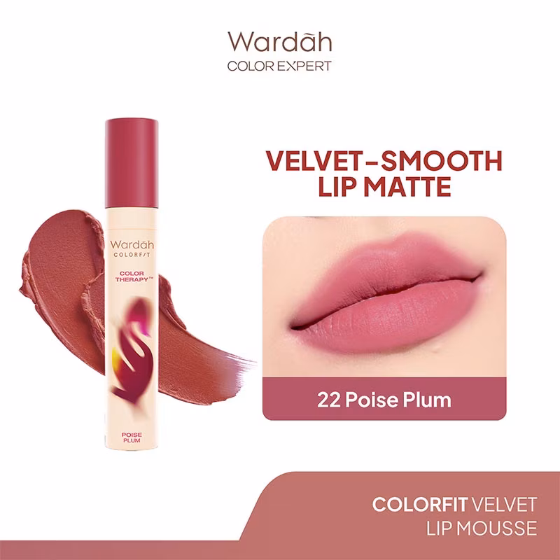 Wardah Colorfit Velvet Matte Lip Mousse 22