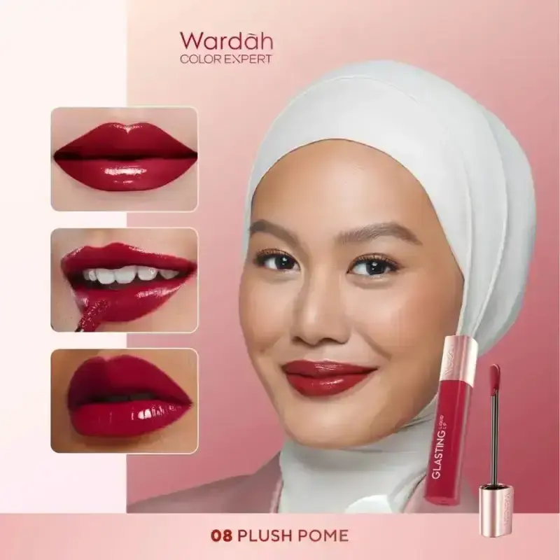 Wardah Glasting Liquid Lip 08