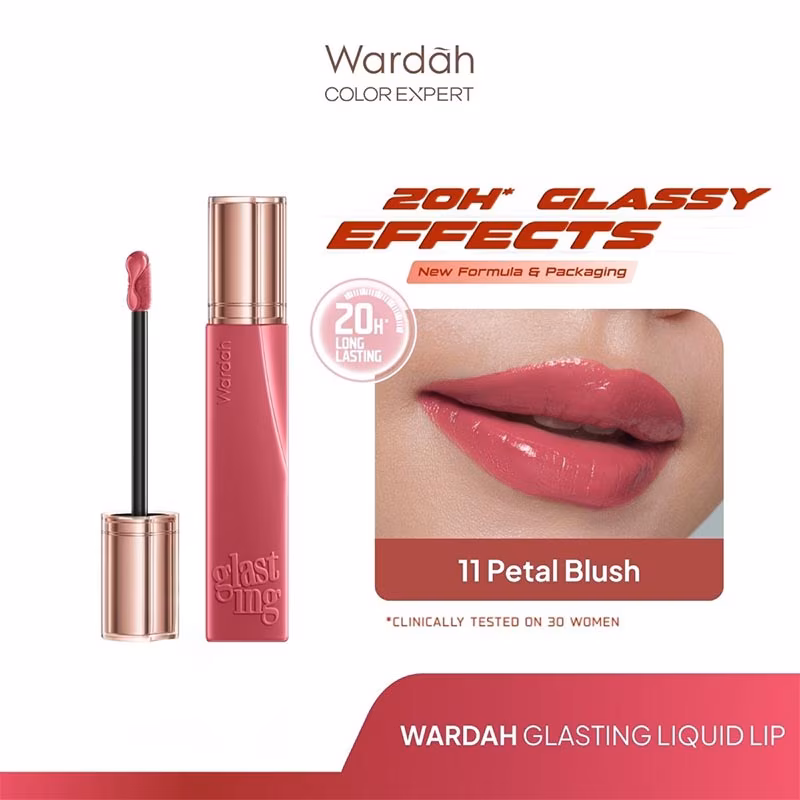 Wardah Glasting Liquid Lip 11