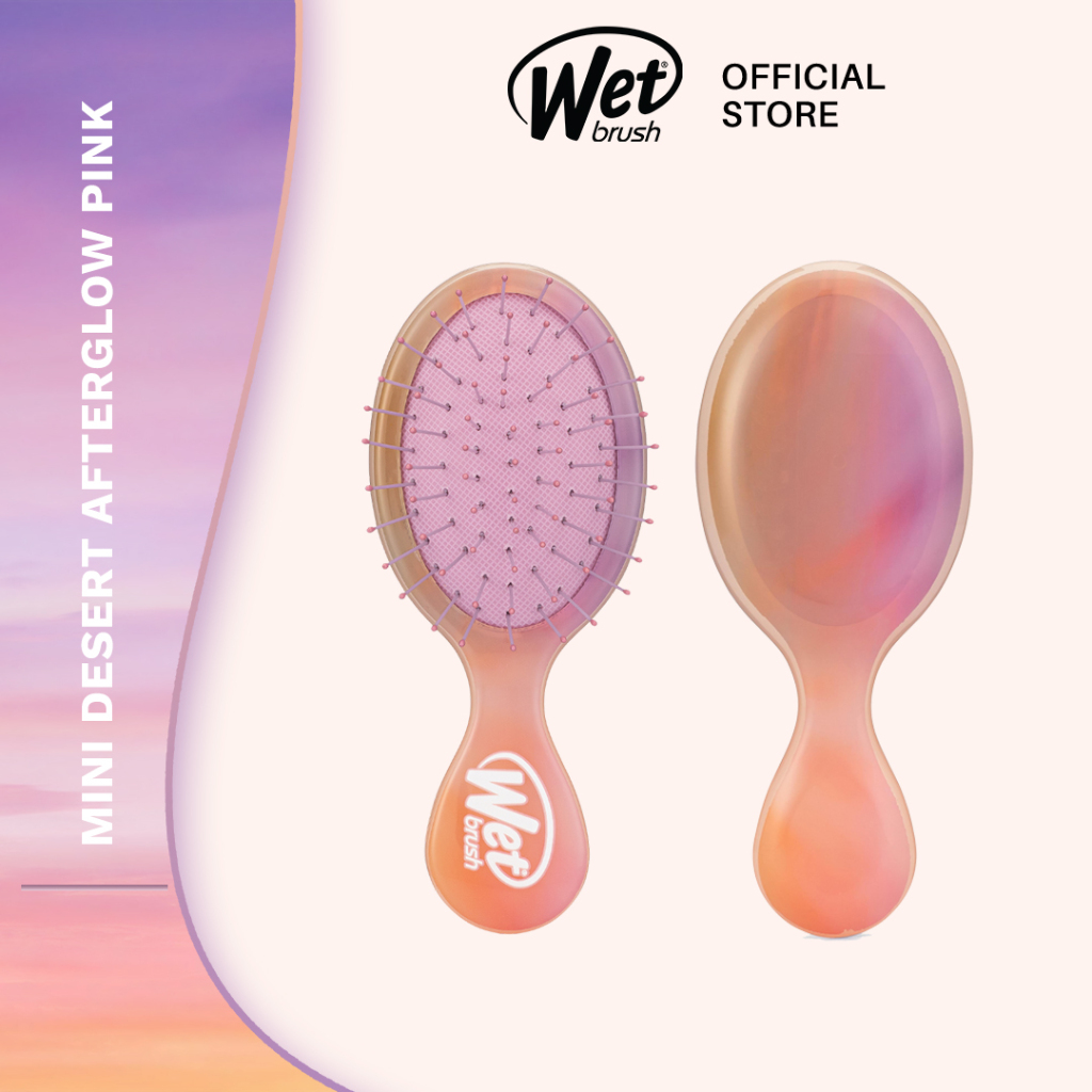 WetBrush BWR832DSTPK Mini Desert Afterglow Pink