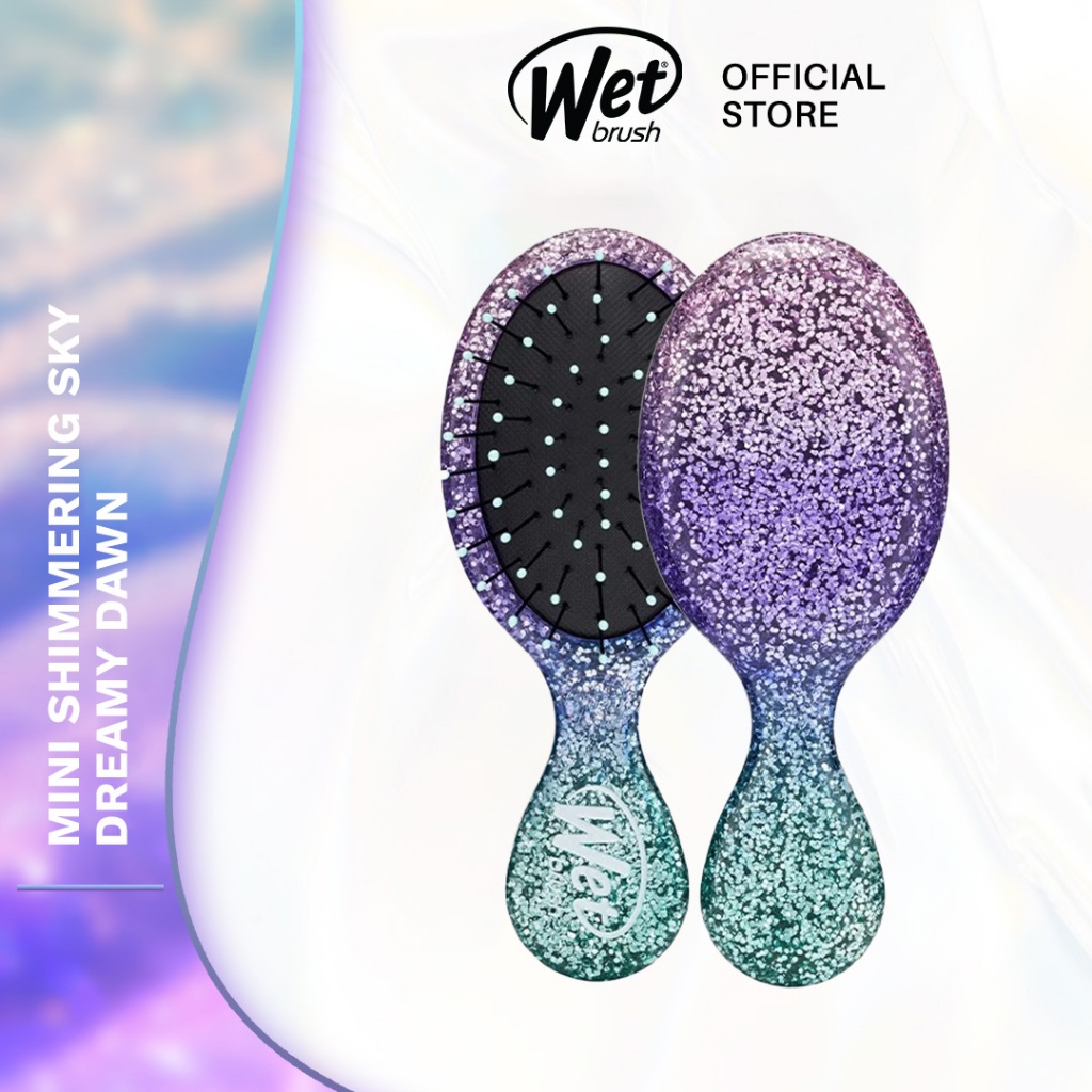 Wetbrush BWR832SSDD Mini Detangler-Shimmering Sky-Dreamy Dawn