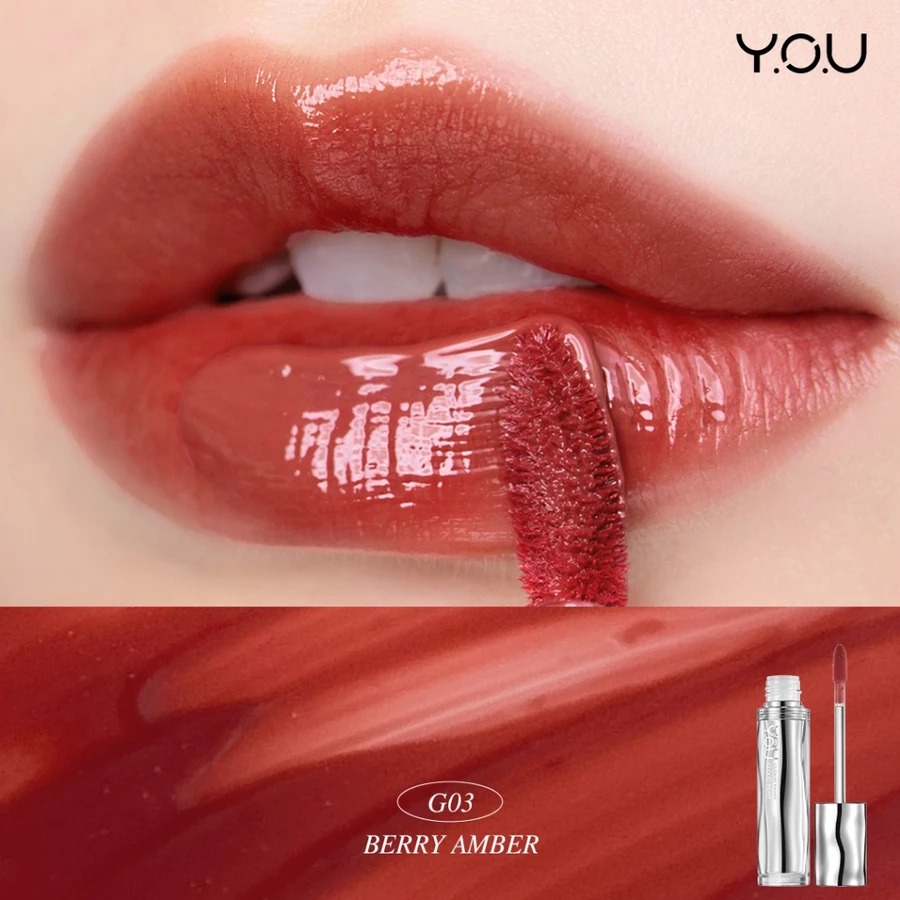 You Cloud Paint Glassy Glow Lip Tint G03 Berry Amber