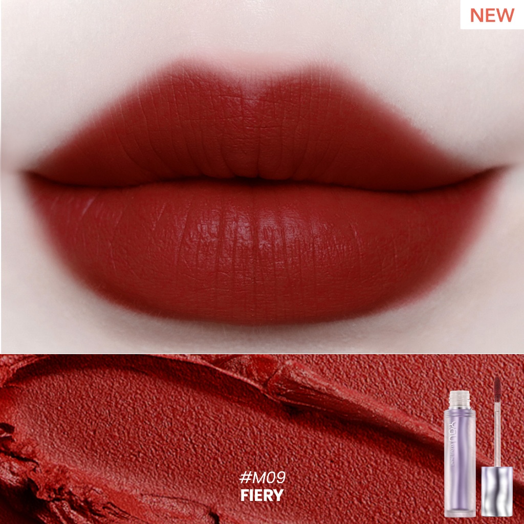 YOU Cloud Paint Matte Lasting Lip Cream M09 Fiery