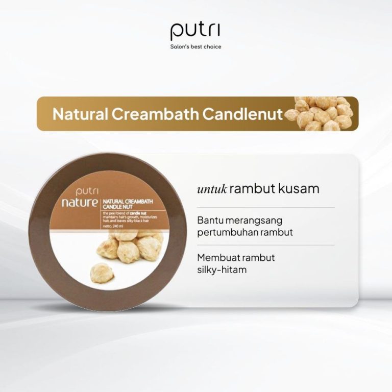 Putri Nature Natural Creambath Candle Nut 240ml