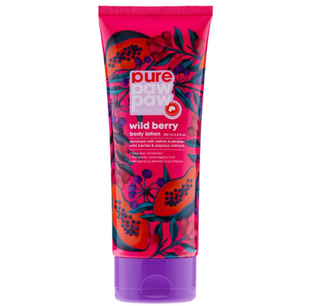 Pure Paw Paw Body Lotion Wild Berry 200ml