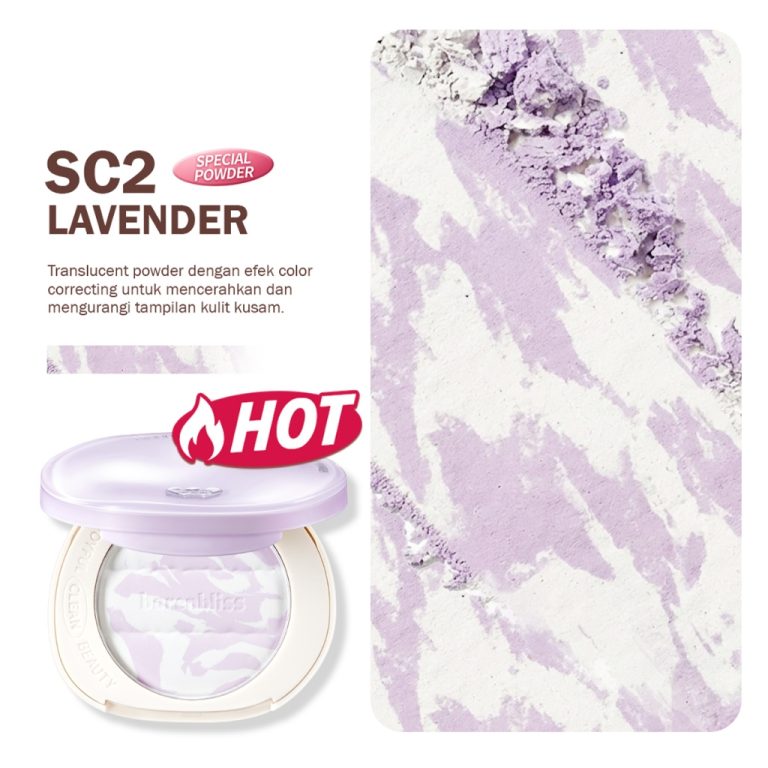 Barenbliss Bloomatte Fine To Refine Compact Powder SC2 Lavender 6gr