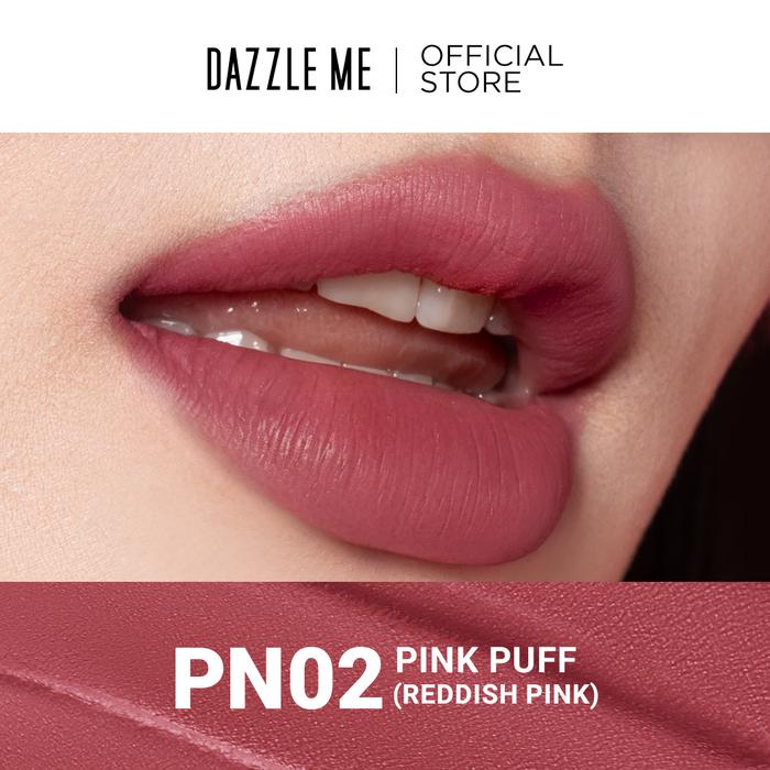 Dazzle Me X Barbie Peptide Power Matte Tinted Lipbalm PN02 Pink Puff