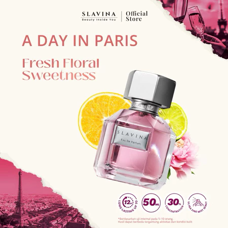 Slavina Eau De Parfum A Day In Paris 55ml