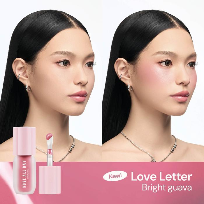 Rose All Day Cheeky Flush Liquid Blush Love Letter