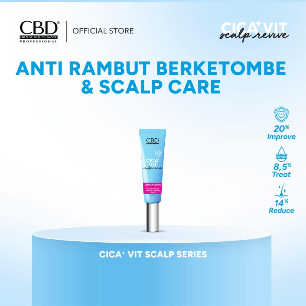 CBD Cica Vit Scalp Revive Cleansing Scrub 15g