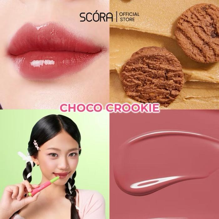 Scora Bloop Pop Gloss Balm 04 Choco Crookie