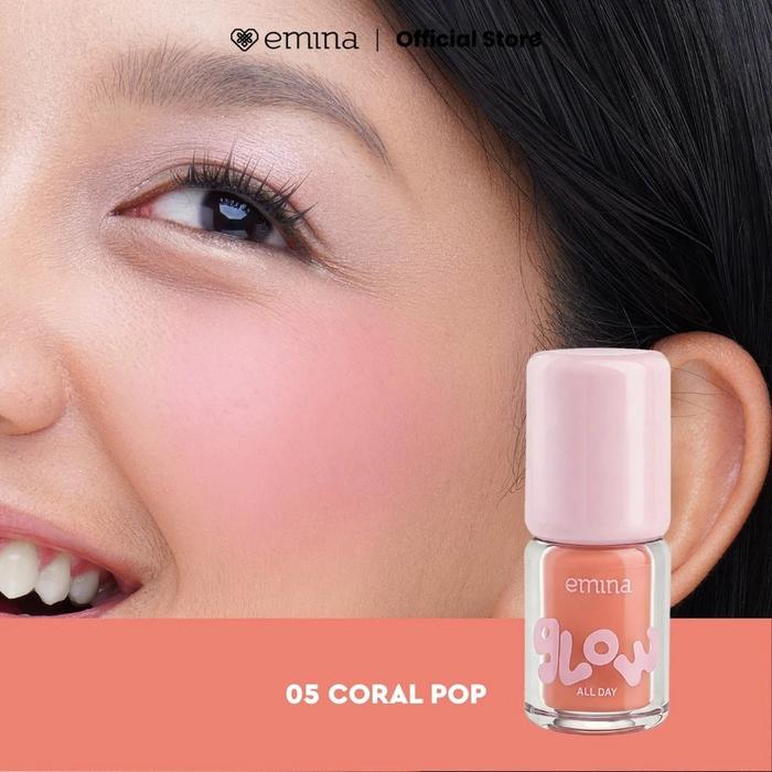 Emina Glow All Day Liquid Blush 05