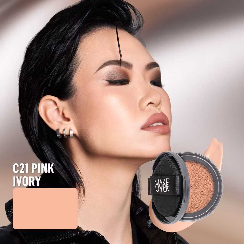 Make Over Hydrastay Prismatic Glass Cushion Refill C21