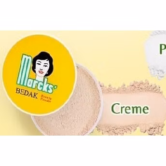 Marcks Active Bedak Beauty Powder Creme 20Gr