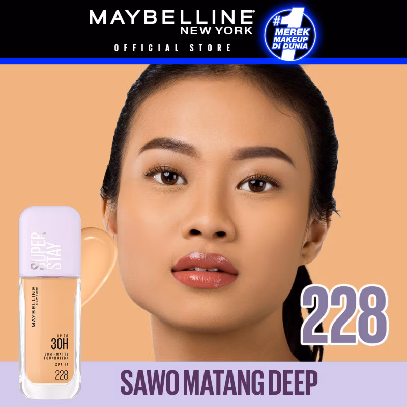 Maybelline Up To 30H Lumi-Matte Foundation Spf 16 35Ml 228