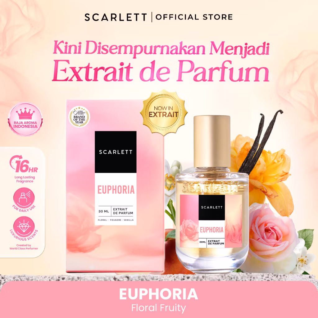 Scarlett Eau De Parfu Euphoria 30Ml