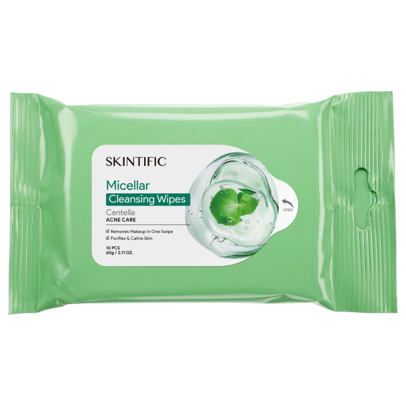 Skintific Micellar Cleansing Wipes Acne Care 60g
