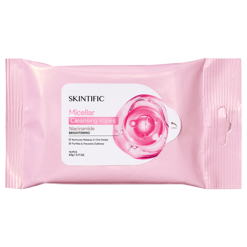 Skintific Micellar Cleansing Wipes Brightening 60g