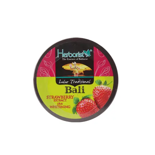 Herborist Lulur Tradisional Bali Strawberry 100g