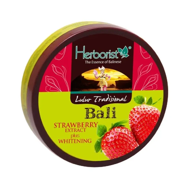 Herborist Lulur Tradisional Bali Strawberry 200g