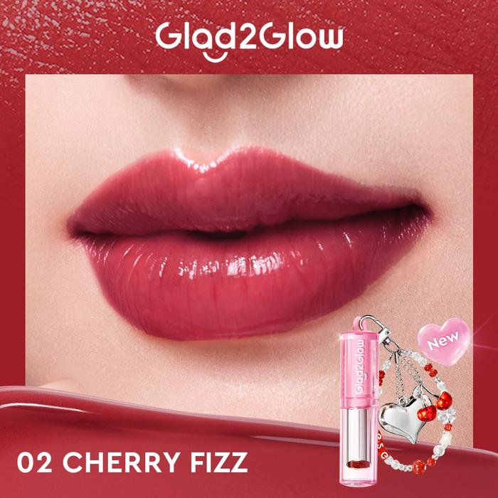 Glad2Glow Glowy Tint Lip Balm Cherry Frizz