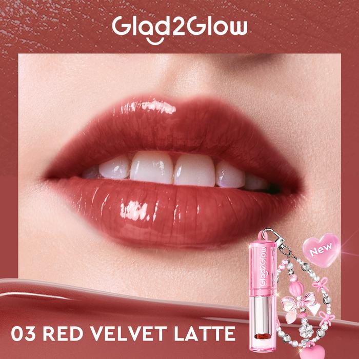 Glad2Glow Glowy Tint Lip Balm Red Velvet Latte