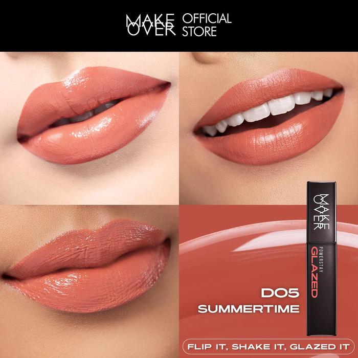 Make Over Powestay Glazed Lock Lip Pigment D05 Sumertime
