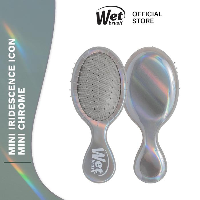 Wetbrush Wb Con Iridescence Icon Mini Dtnglr – Chrome #Bwr832Irch