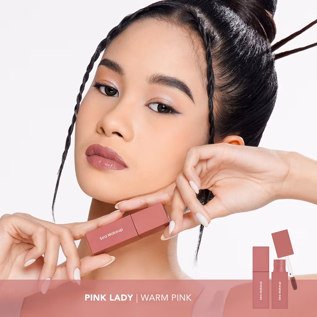 Sea Makeup Lacquer Shake Lip Ink Pink Lady