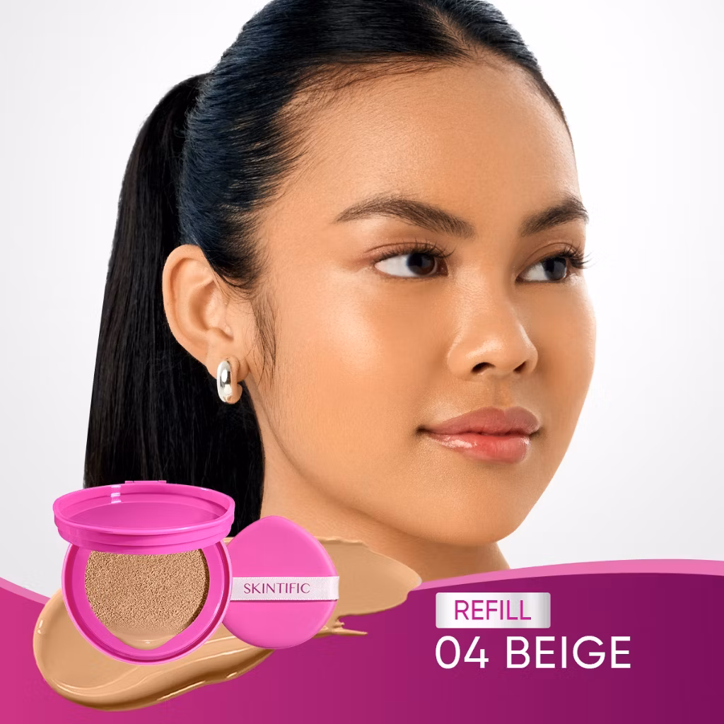 Skintific Cover Glow Perfect Cushion Refill 04 Beige