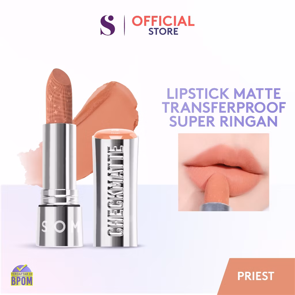 Somethinc Checkmatte Transferpoof Lipstick 08 Priest