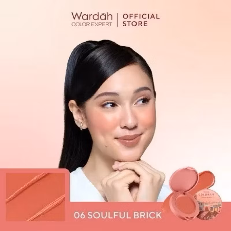 Wardah Colorfit Cream Blush 06 3 G