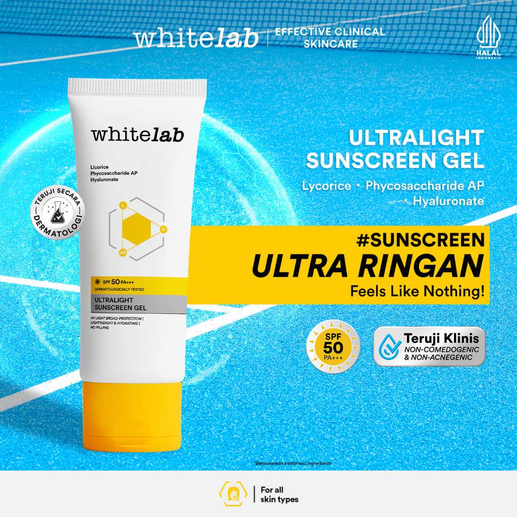 Whitelab Ultra Light Sunscreen Gel 30G