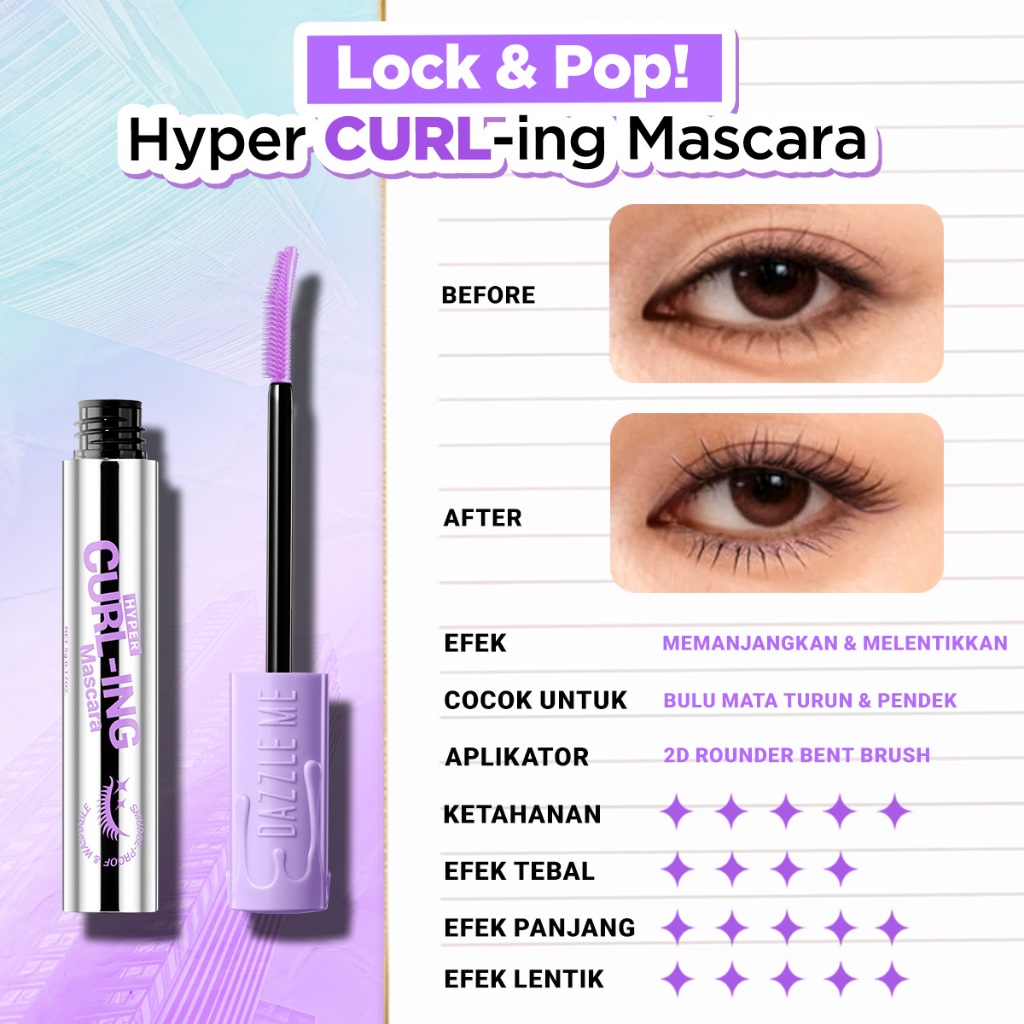 Dazzle Me Lock & Pop Hyper Curl-Ing Mascara